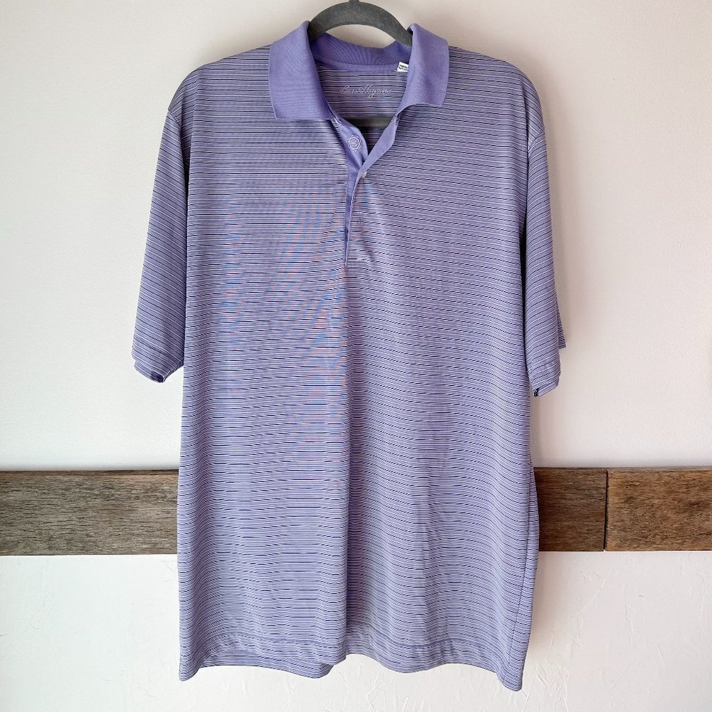 Ben Hogan‎ Golf Shirt Mens Lavender  Size L Like NEW